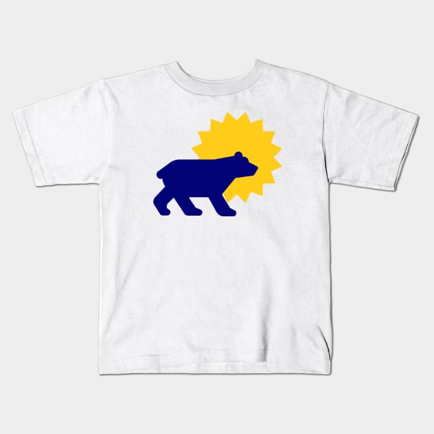 Sun Of A Bear Kids T-Shirt by L'Appel du Vide Designs by Danielle Canonico
